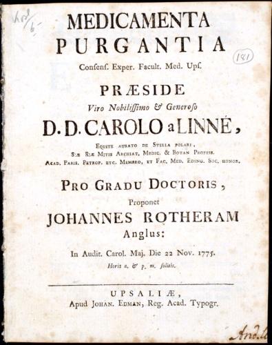 Medicamenta Purgantia ... cover